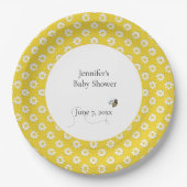 Baby-Shower für die werdende Mutter  Pappteller (Vorderseite)