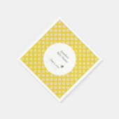 Baby-Shower für die werdende Mutter  Serviette (Ecke)