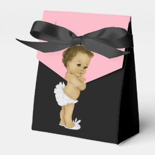 Baby Shower für ein afrikanisch-amerikanisches Mäd Geschenkschachtel