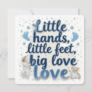 Baby Shower für kleine Füße  Save The Date