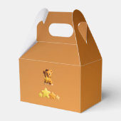 Baby Shower Gable Favor Box – Little Lion & Star Geschenkschachtel (Rückseite)
