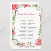 Baby Shower Game (Vorne/Hinten)