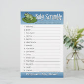 Baby Shower Game - Baby Word Scramble (Stehend Vorderseite)