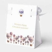 Baby Shower Game Bingo Card – Prize Favor Box Geschenkschachtel (Rückseite)