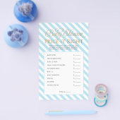 Baby Shower Game Flyer (Einzeln)