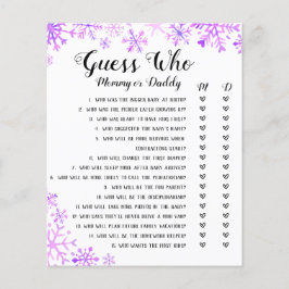 Baby Shower Game - Raten Sie mal, Baby, es ist kal