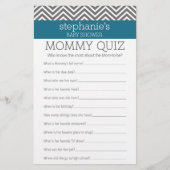 Baby Shower Game - Wer Mommy Best kennt (Vorderseite)