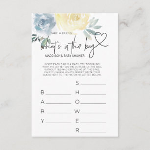 Baby Shower Games Baby Boy Shower Favorit Card Begleitkarte