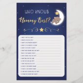 Baby Shower Games, die Mama kennen, Handyspiele (Rückseite)