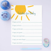 Baby Shower Games für Sie kommt der Sohn Flyer (Einzeln)