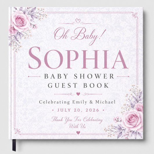 Baby-Shower-Gästebuch Gästebuch