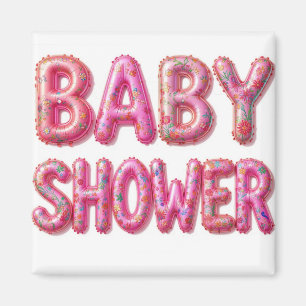 Baby-Shower-Geburt Magnet