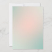 Baby Shower Gender Neuteral Einladung (Rückseite)