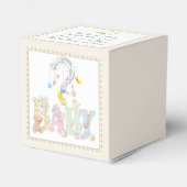 Baby Shower Gender Reveal Gevor Box Geschenkschachtel (Rückseite)