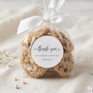 Baby-Shower-Geschenk-Aufkleber Danke-Aufkleber  Runder Aufkleber
