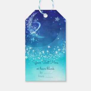 Baby Shower Geschenk Celestial Mond Glitzernder Hi Geschenkanhänger