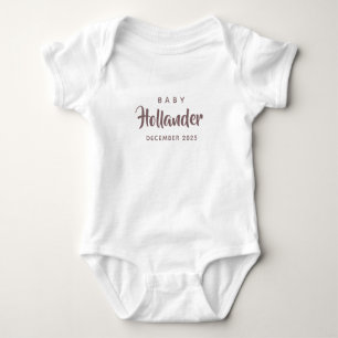 Baby Shower-Geschenk Schwangerschaftsankündigung Strampler