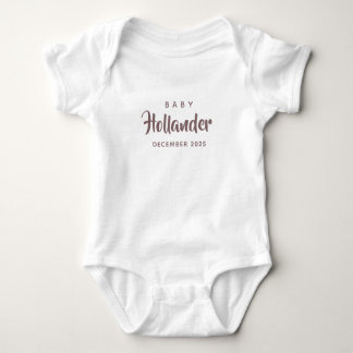 Baby Shower-Geschenk | Schwangerschaftsankündigung Strampler