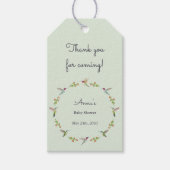 Baby Shower Geschenkanhänger (Vorderseite)