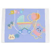 Baby-Shower-Geschenktasche Große Geschenktüte (Vorderseite)
