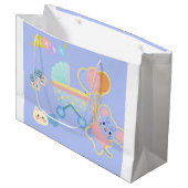 Baby-Shower-Geschenktasche Große Geschenktüte (Vorderseite Schrägansicht)