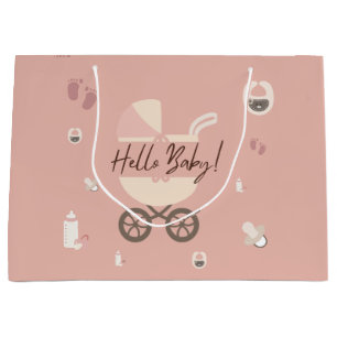 Baby-Shower-Geschenktasche Große Geschenktüte