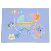 Baby-Shower-Geschenktasche Große Geschenktüte (Vorderseite)