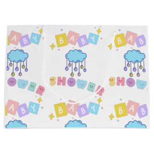 Baby-Shower-Geschenktüte groß Große Geschenktüte