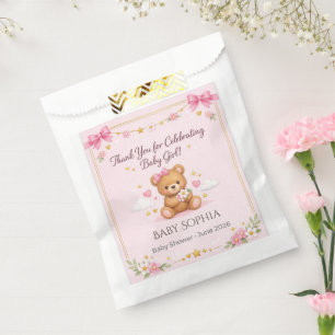 Baby Shower Geschenktüten Danke Baby Mädchen Ted Geschenktütchen