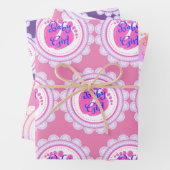 Baby Shower Geschenkwrap Geschenkpapier Set (Beispiel)