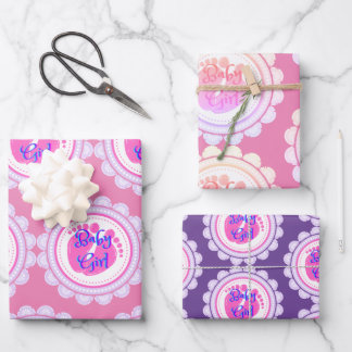 Baby Shower Geschenkwrap Geschenkpapier Set