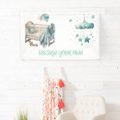 Baby-Shower Gestalte Dein Eigenes Banner (Insitu)