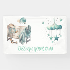 Baby-Shower Gestalte Dein Eigenes Banner