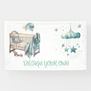 Baby-Shower Gestalte Dein Eigenes Banner