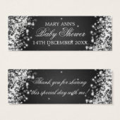 Baby Shower Gevor Tag Sparkling Wave Black (Vorne & Hinten)