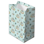 Baby Shower Gift Bag Baby Dinosaur Pattern Mittlere Geschenktüte (Vorderseite Schrägansicht)