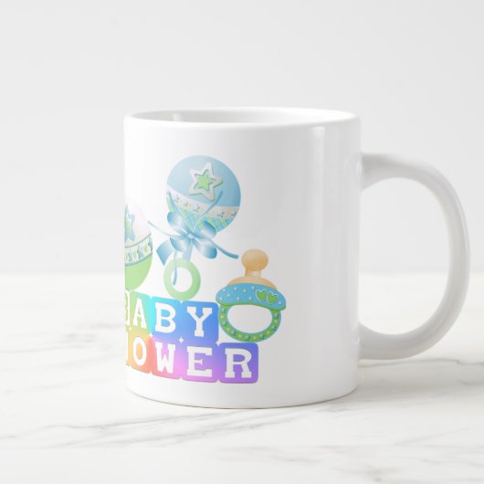Baby Shower Gift - Jumbo Tasse (Rechts)