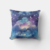 Baby Shower Gift Pillow - Dreamy Night Sky Kissen (Vorderseite)