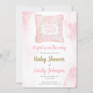 Baby Shower Girl Einladung