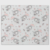 Baby Shower Girl Geschenkpapier (Flach)