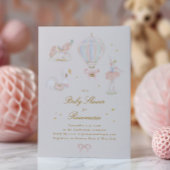 Baby Shower Girl Star Princess Fairytale Ballerina Einladung