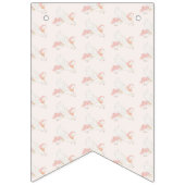 Baby Shower Girl Star Princess Fairytale Ballerina Wimpelkette (Zweite Fahne)