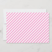 Baby Shower Girl Twins Einladung (Rückseite)