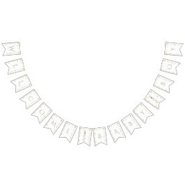 Baby Shower Gold/Silver Castle Frack Banner