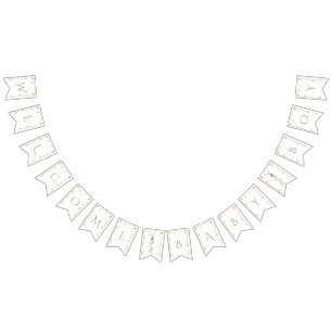 Baby Shower Gold/Silver Castle Frack Banner