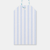 Baby shower goose blue geschenkanhänger (Rückseite)