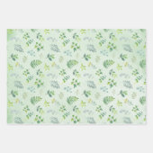 Baby Shower Greenerity Wreath Personalisiert Geschenkpapier Set (Vorderseite 2)