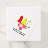 Baby Shower GRILLEN Geschenkanhänger (Beispiel)