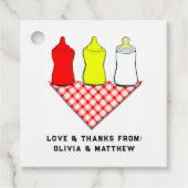 Baby Shower GRILLEN Geschenkanhänger (Vorderseite)