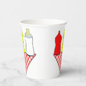 Baby Shower GRILLEN Pappbecher (Rechts)